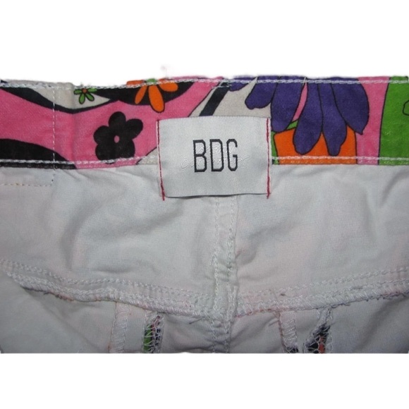 BDG Urban Outfitters Colorful Corduroy Vibrant Retro Print Pants Size 27 RARE!!! - Picture 10 of 11